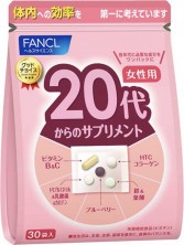 Fancl 20 Комплекс витаминов для девушек