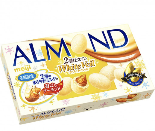Meiji Almond White Veil Chocolate 